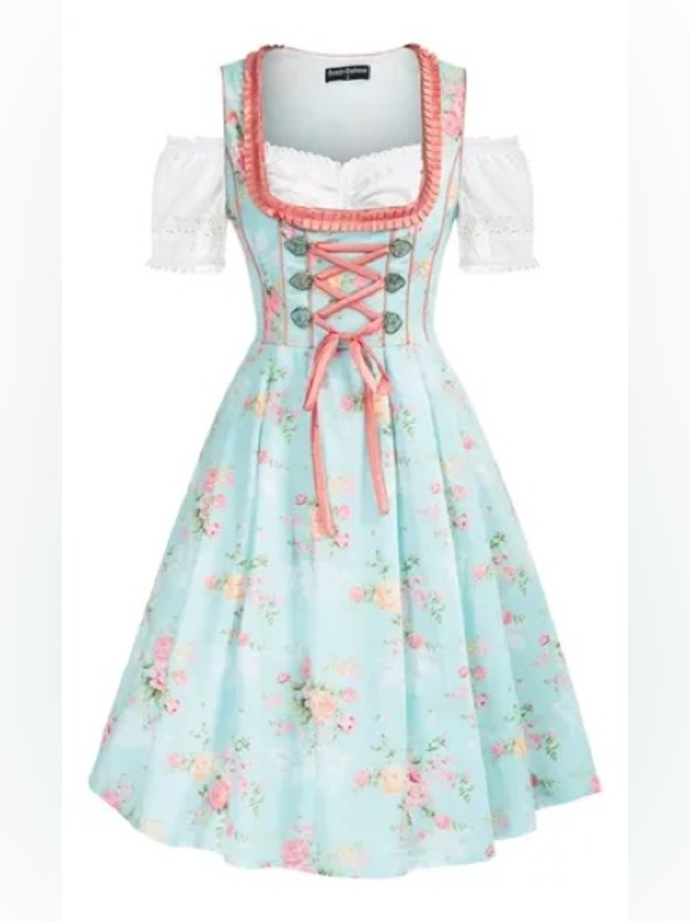Scarlet Darkness Oktoberfest Renaissance Dress